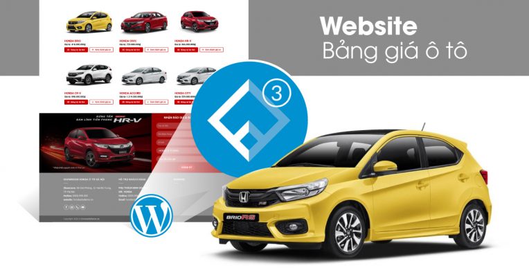 Website bảng giá ô tô